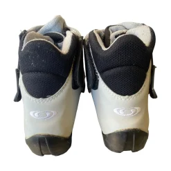 Used Salomon Mens NNN XC Ski Boots White M 08.5-09 / W 09-09.5