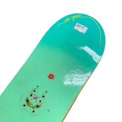 Used Salomon OH YEAH 138 Womens Snowboard Only Sky Blue 138 cm