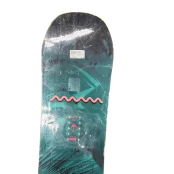 Used Salomon OH YEAH 138 Womens Snowboard Only Green 138 cm