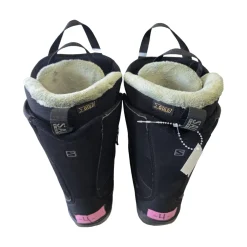 Used Salomon PEARL BOA BOOTS 4 Girls Snowboard Boots Black Junior 04