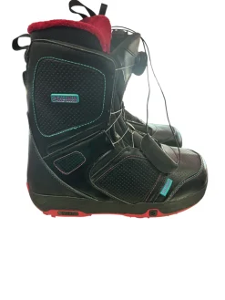 Used Salomon PEARL BOA Womens Snowboard Boots Black Senior 8.5