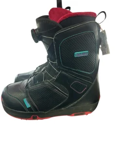 Used Salomon PEARL BOA Womens Snowboard Boots Black Senior 8.5