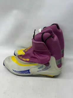 Used Salomon PROFILE EQUIPE Mens SNS XC Ski Boots Purple M 11-11.5