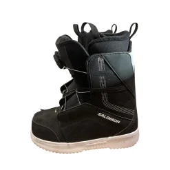 Used Salomon PROJECT BOA Boys Snowboard Boots Black Junior 05.5