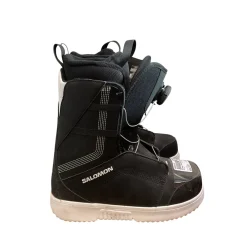 Used Salomon PROJECT BOA Boys Snowboard Boots Black Junior 05.5