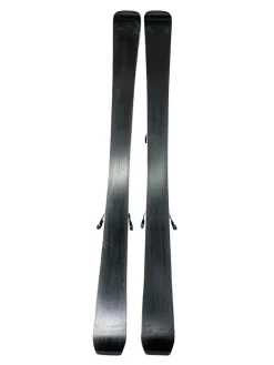 Used Salomon QST Boys DH Ski/Binding Navy Blue 120 cm