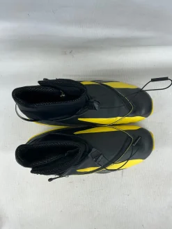 Used Salomon RACE CLASSIC Mens SNS XC Ski Boots Yellow M 07-07.5 / W 08-08.5