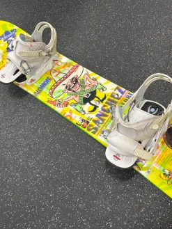Used Salomon SALVATORE SANCHEZ Mens Board/Bindings Yellow 154 cm