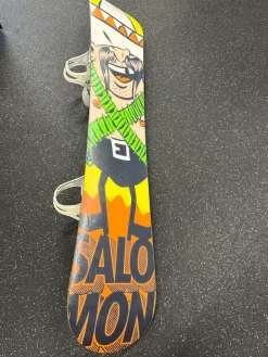 Used Salomon SALVATORE SANCHEZ Mens Board/Bindings Yellow 154 cm