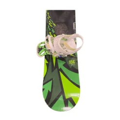 Used Salomon SEQUENCE 156 BURTON YO BINDINGS Womens Board/Bindings Black 156 cm
