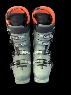 Used Salomon SHIFT PRO 80T Boys DH Ski Boot Green 225 MP - J04.5 - W5.5