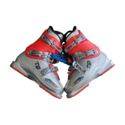 Used Salomon T2 BOOTS 24/24.5MP Boys DH Ski Boot Grey 240 MP - J06 - W07