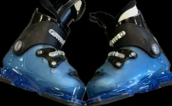 Used Salomon T2 Boys DH Ski Boot Royal Blue 235 MP - J05.5 - W06.5