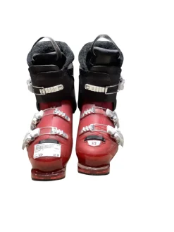 Used Salomon T3 Boys DH Ski Boot Maroon 245 MP - M06.5 - W07.5