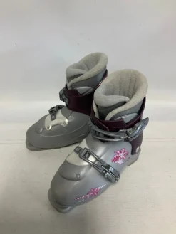 Used Salomon T/2 Girls DH Ski Boot Grey 210 MP - J02