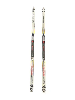 Used Salomon TEAM RACING GRIP SNS 161CM Boys XC Ski/Binding 161 cm