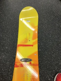Used Salomon TRANSFER WIDE Mens Snowboard Only Yellow 156 cm