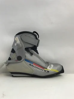 Used Salomon Womens SNS XC Ski Boots Grey W 06 / JR 04-04.5