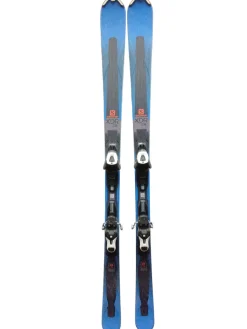 Used Salomon XDR 75 ST Mens Skis Only Navy Blue 175 cm