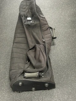 Used Samsonite SOFT PADDED WHEELED BAG Travel Bag Black