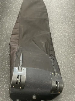 Used Samsonite SOFT PADDED WHEELED BAG Travel Bag Black