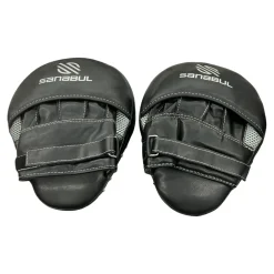 Used Sanabul PUNCH MITTS Boxing Pads Black