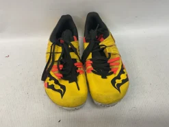 Used Saucony SPRINTER Track & Field Cleats Adult Yellow Senior 7