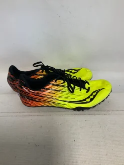 Used Saucony Track & Field Cleats Adult Yellow Senior 9