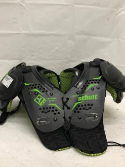 Used Schutt 80120002 FB Shoulder Pads Black XS