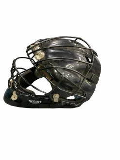 Used Schutt CATCHERS HELMET Catchers Helmet w/Mask Black One Size