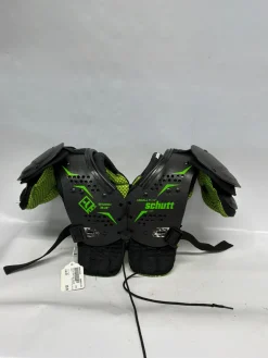 Used Schutt DS FLEX 26-28 FB Shoulder Pads Black SM