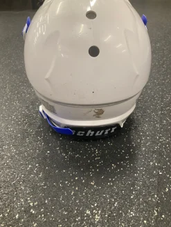 Used Schutt VENGANCE A11 YTH FB Helmet White SM