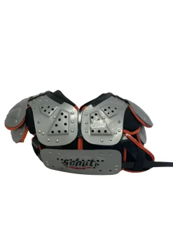 Used Schutt XV HD Adult SM QB-WR FB Shoulder Pads Grey
