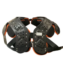 Used Schutt XV HD LARGE SHOULDER PADS FB Shoulder Pads Black LG