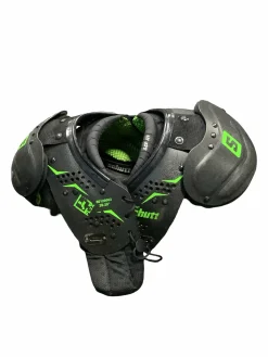 Used Schutt Y FLEX FB Shoulder Pads Black XS