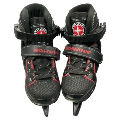 Used Schwinn BLACK ADJUSTABLE 8-11 Boys Figure Skate Black Adjustable