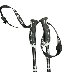 Used Scott RETRO Mens DH Ski Pole Black 120 cm / 48 in