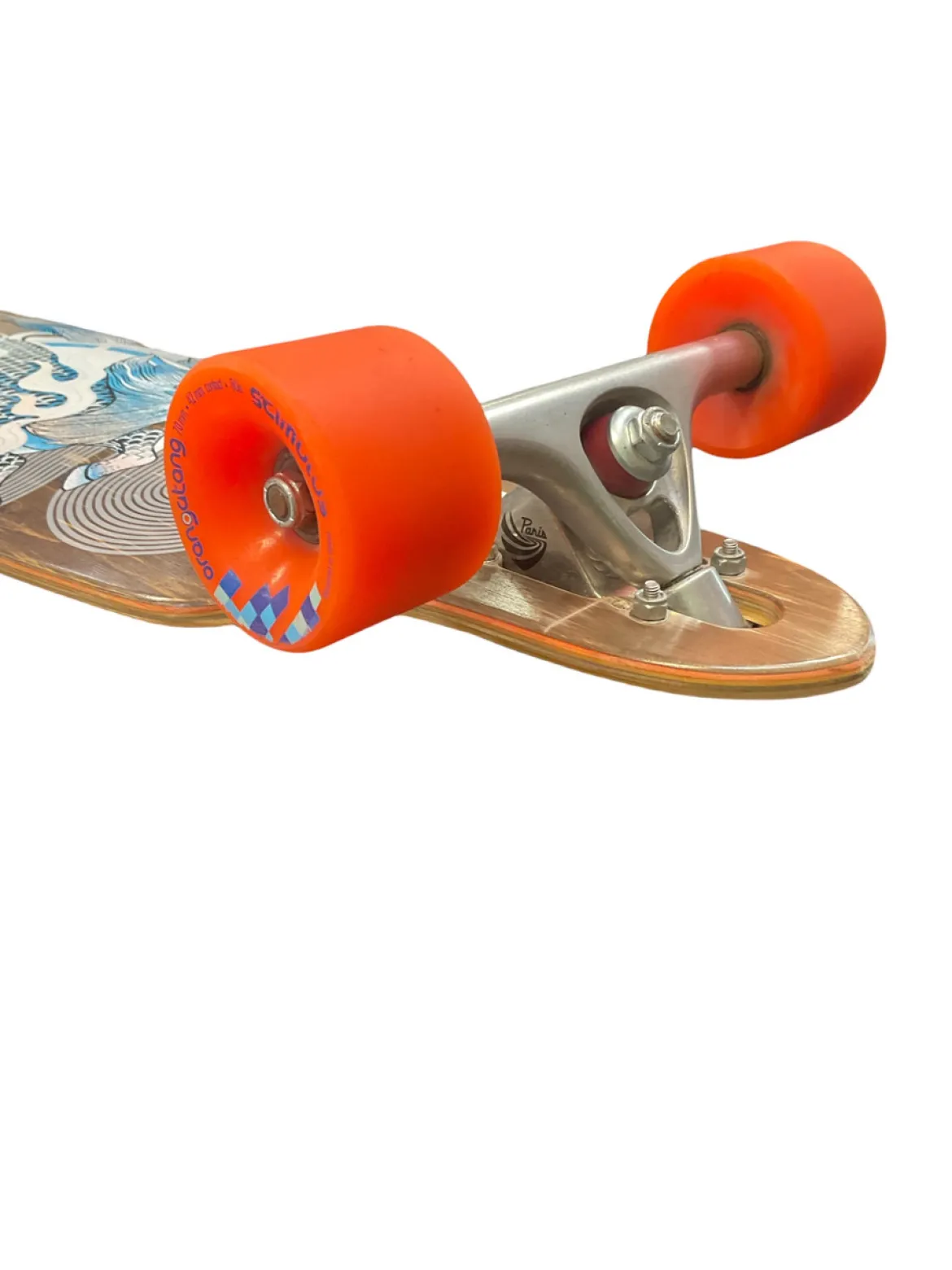 Used Sector 9 JOR ROS FLAMING DRAGON HORSE Longboard Brown Long