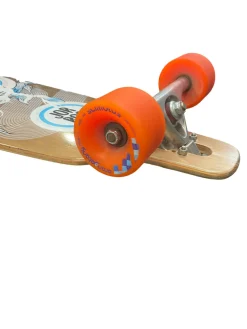 Used Sector 9 JOR ROS FLAMING DRAGON HORSE Longboard Brown Long