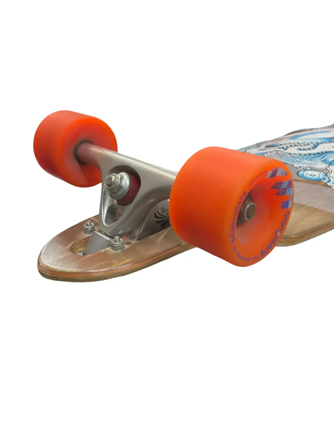 Used Sector 9 JOR ROS FLAMING DRAGON HORSE Longboard Brown Long