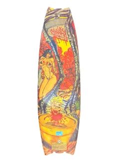 Used SHAPED BY BUTCH 142CM Wakeboard Orange 142 cm