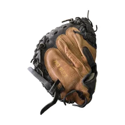 Used SHOELESS JOE PROSELECT CATCHER GLOVE 34 BB/SB Catchers RH Throw Black 34"