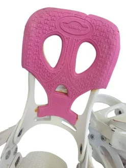 Used Sims LINK BINDINGS Womens Binding Only White S/M