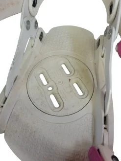 Used Sims LINK BINDINGS Womens Binding Only White S/M