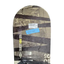 Used Sims QUEST MINI WITH SIMS BINDINGS 120CM Boys Board/Binding Black 120 cm