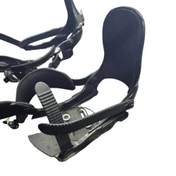 Used Sims QUEST MINI WITH SIMS BINDINGS 120CM Boys Board/Binding Black 120 cm