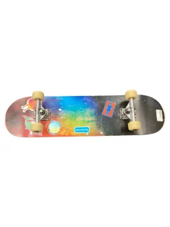 Used SKATEBOARD Complete Skateboard Black 8"