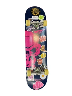 Used SKATEBOARD Complete Skateboard Navy Blue Regular