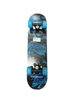 Used SKATERUDEBOYZ Complete Skateboard Royal Blue Regular