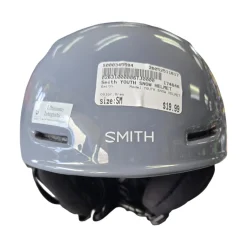 Used Smith YOUTH SNOW HELMET Snowsport Helmet Youth Grey SM